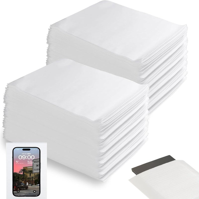 XHMAXE 100PCS Cushioning Foam Pouche, 6x8Inch Packing Pouche Packing Supplies for Moving and Storing, Foam Pouches for Small Fragile Items/Small Electronic Products/Cosmetic Products/Jewelry/Glasses/Cups. - Image 1